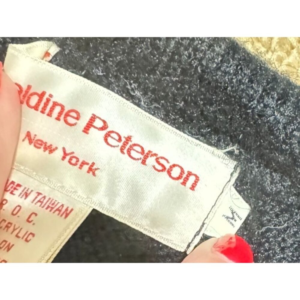 Vtg Geraldine Peters New York Knit Sweater Pants Sz M Eveningwear Pull on - Picture 4 of 6